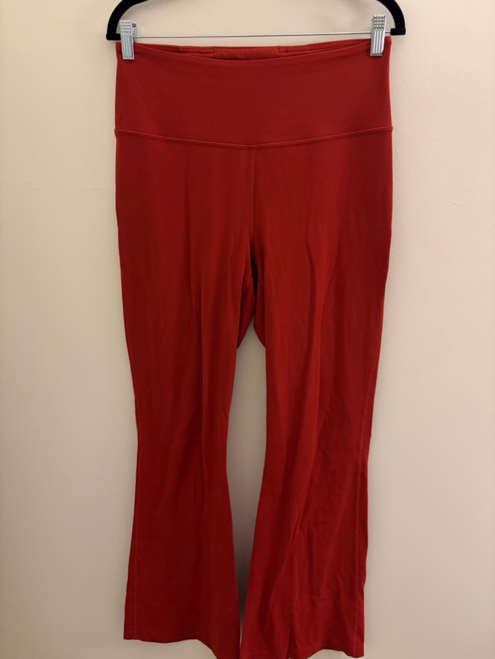 lululemon athletica Red Flare Yoga Pants